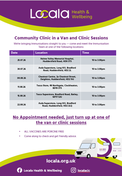 Immunisation van